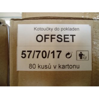 Kotouč pokladní 57/70/17