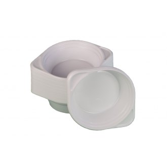 Miska plastová bílá 0,&shy;5 l,&shy; baleno po 100 ks