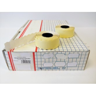 Etikety do kleští COTACT 26 x 12 mm,&shy; bílé - 6 roliček 
