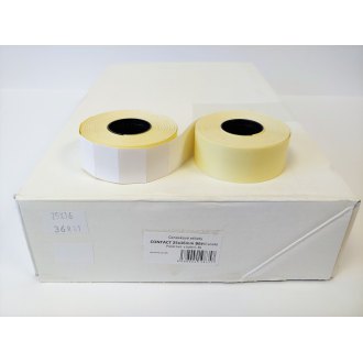 Etikety do kleští COTACT  25 x 16 mm,&shy; bílé - 6 roliček 