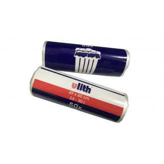 Sáčky do koše 49x60cm/30 lt.,&shy; transparentní,&shy; návin 50 ks