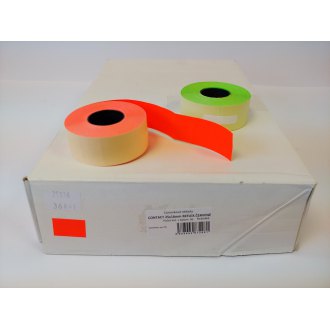 Etikety do kleští COTACT  25 x 16 mm,&shy; signální - 6 roliček 