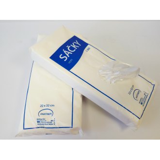 Sáček mikrotenový skládaný,&shy; 22x32cm,&shy; 7µm,&shy; 1000 ks 