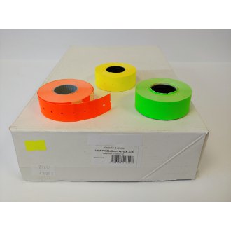 Etikety do kleští COLA-PLY 22 x 12 mm,&shy; signální - 6 roliček 