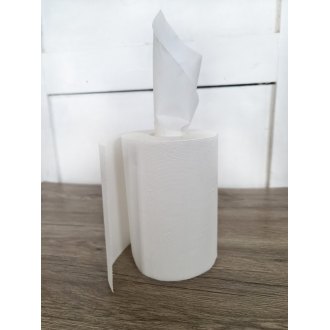 Ručník na roli bílý,&shy; 50m 19,&shy;3x24cm dvouvrstvý,&shy; vysoká kvalita 100% celulóza