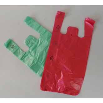 Taška mikrotenová odtrhovací 4kp -  pevná,&shy; BAREVNÁ,&shy; HDPE,&shy; 100 ks