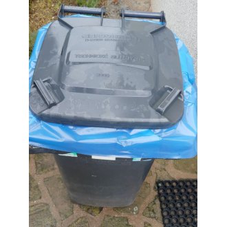 Pytle do popelnice,&shy; 100x120cm/80,&shy; extra velký 240 lt.,&shy; modré