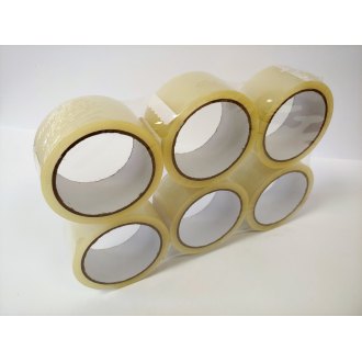 Reas Pack lepicí páska,&shy; standard,&shy; transparentní,&shy; 48 mm x 66 m,&shy; 6 rolí