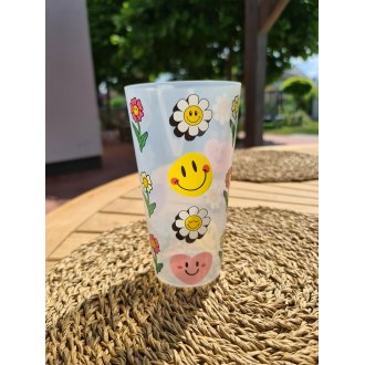 Kelímek EMOJI vratný s klipem,&shy; cejch 0,&shy;3  0,&shy;4 a 0,&shy;5lt.